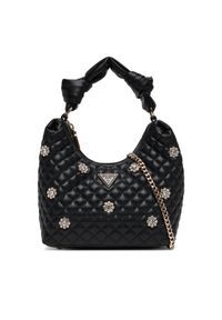 Guess Torebka HWEG86 79010 Czarny. Kolor: czarny. Materiał: skórzane