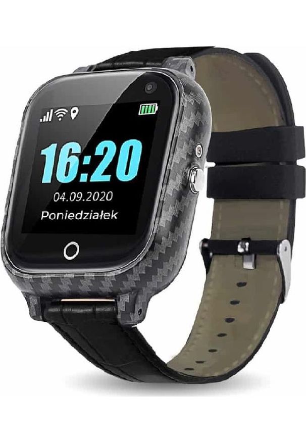 Smartwatch CALMEAN Senior Care Czarny. Rodzaj zegarka: smartwatch. Kolor: czarny