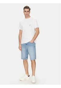 Guess T-Shirt F5GI09 KA260 Biały Regular Fit. Kolor: biały. Materiał: bawełna #5