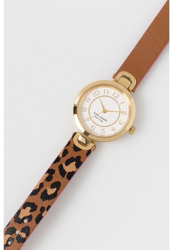 Kate Spade Zegarek damski. Materiał: skóra, materiał