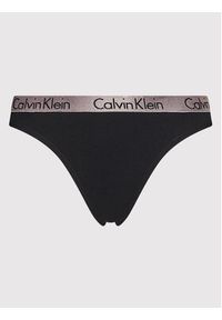 Calvin Klein Underwear Stringi 000QD3539E Czarny. Kolor: czarny. Materiał: bawełna #3