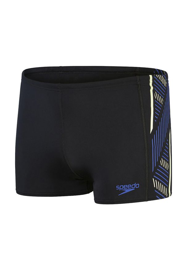 Bokserki kąpielowe męskie Speedo Tech Panel. Kolor: żółty, wielokolorowy, niebieski, czarny. Materiał: poliester