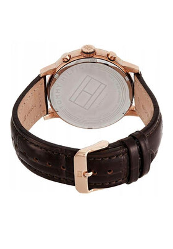 TOMMY HILFIGER - Tommy Hilfiger Zegarek Kane 1791399 Brązowy. Kolor: brązowy