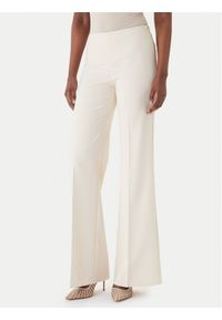 Rinascimento Spodnie palazzo CFC0127878003 Beżowy Wide Leg. Kolor: beżowy. Materiał: syntetyk #1