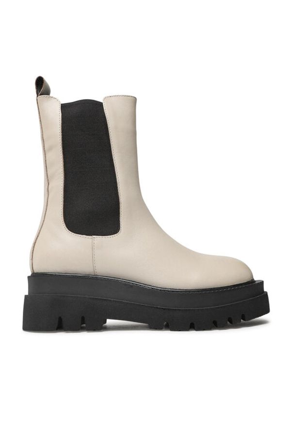 Gino Rossi Botki 20773 Beżowy. Kolor: beżowy. Materiał: skóra