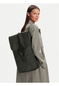 Rains Plecak Backpack W3 13000 Zielony. Kolor: zielony. Materiał: materiał