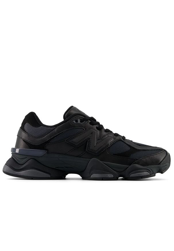 Buty New Balance U9060NRI - czarne. Okazja: na co dzień. Kolor: czarny. Materiał: skóra, materiał, guma, syntetyk. Szerokość cholewki: normalna