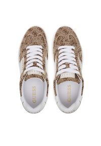 Guess Sneakersy FLJRO5 FAL12 Brązowy. Kolor: brązowy. Materiał: materiał #5