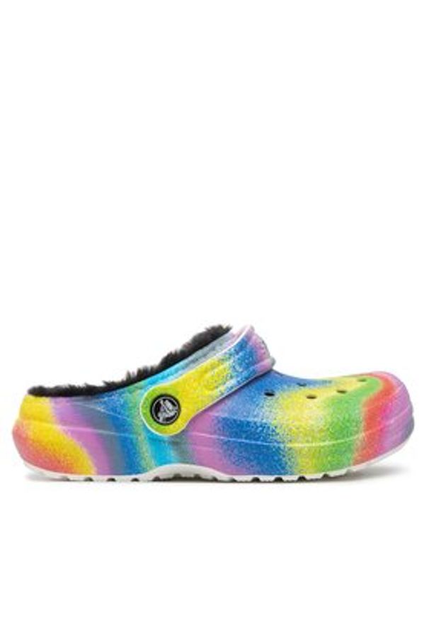 Crocs Klapki Classic Lined Spray Dye Clog K 208081 Kolorowy. Wzór: kolorowy