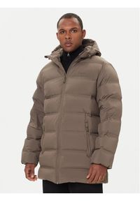 Calvin Klein Kurtka puchowa LV04LD516G Beżowy Regular Fit. Kolor: beżowy. Materiał: syntetyk #1