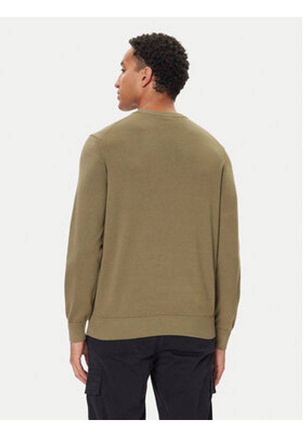 BOSS Sweter Kanovano_S 50527583 Zielony Regular Fit. Kolor: zielony. Materiał: bawełna