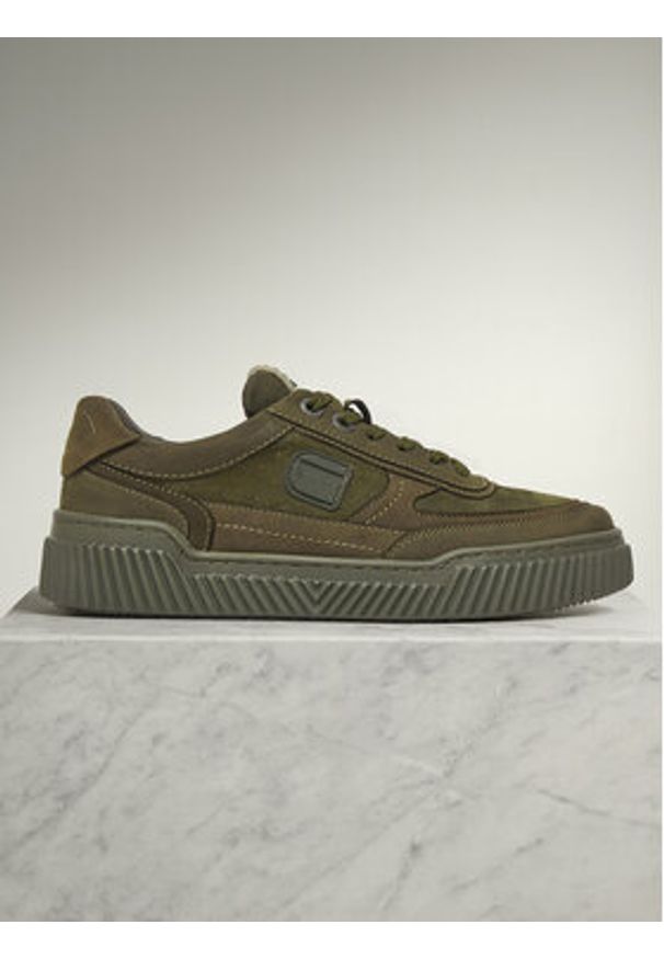 G-Star RAW - G-Star Raw Sneakersy CEO-WI16-SABY-02 Khaki. Kolor: brązowy. Materiał: zamsz, skóra