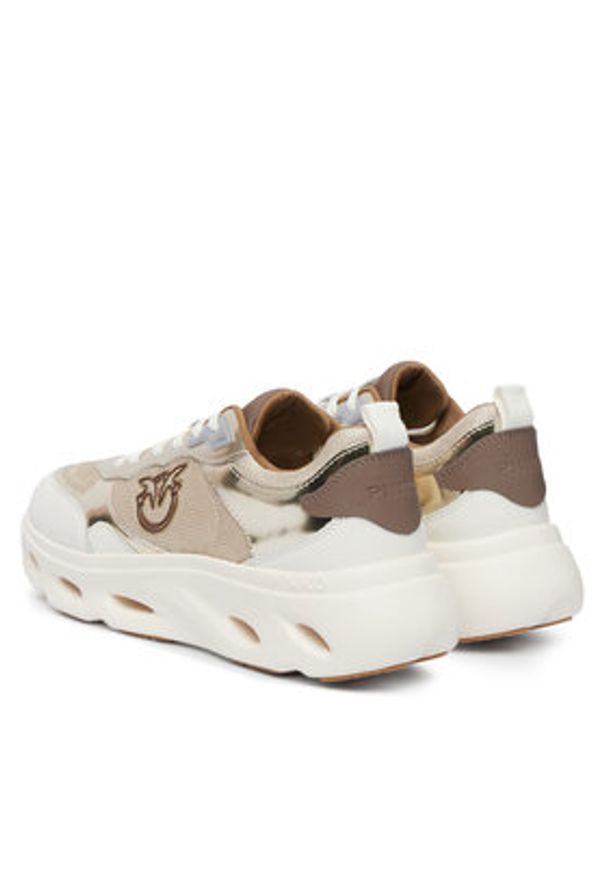 Pinko - PINKO Sneakersy Pink 09 SS0167 P144 Beżowy. Kolor: beżowy. Materiał: skóra
