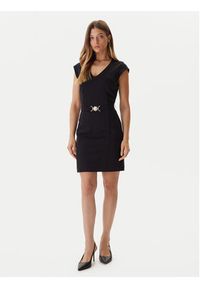 Guess Sukienka koktajlowa W5BK21 KCMU2 Czarny Slim Fit. Kolor: czarny. Materiał: syntetyk. Styl: wizytowy #2