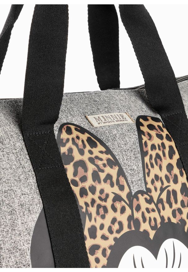 bonprix - Torba weekender Myszka Miki. Kolor: szary