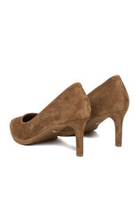 Gino Rossi - GINO ROSSI Szpilki EO-INTI-2635-1 Beżowy. Kolor: beżowy. Materiał: skóra, zamsz. Obcas: na szpilce #4