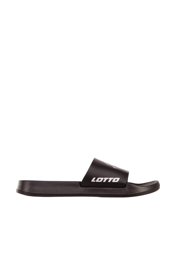 LOTTO - Klapki Lotto Lathi. Kolor: czarny, biały, wielokolorowy. Styl: sportowy