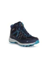 Regatta - Damskie buty trekkingowe Samaris RWF700. Okazja: na spacer. Kolor: niebieski