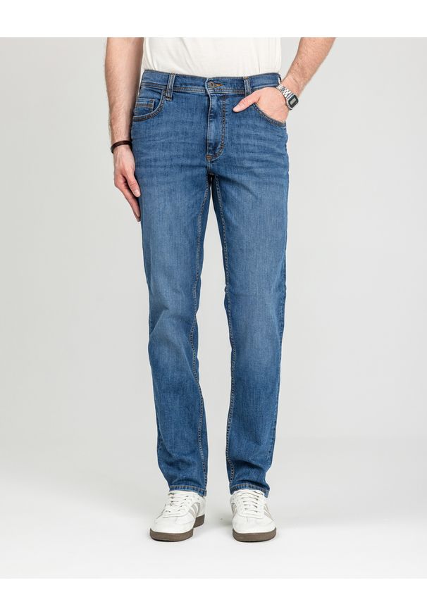 Męskie Spodnie Jeansowe Mustang Style Washington Straight Denim Blue 1018017 5000 782
