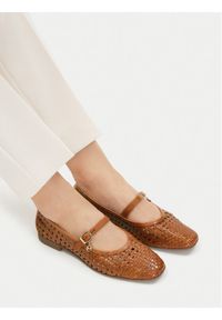 MEXX Baleriny EO-WI40-12477-01 Brązowy. Kolor: brązowy. Materiał: skóra #1