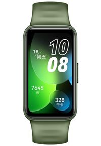 HUAWEI - Opaska sportowa Huawei Band 8 zielony. Rodzaj zegarka: cyfrowe. Kolor: zielony. Materiał: włókno, materiał. Styl: sportowy