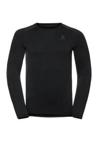 Odlo - Longsleeve termoaktywny męski ODLO Performance Warm Bl Top Crew Neck. Kolor: szary, czarny, wielokolorowy. Długość rękawa: długi rękaw