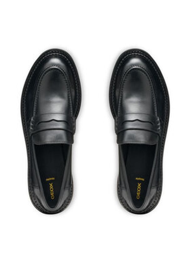 Geox Mokasyny D Serilda D56WYE 00043 C9999 Czarny. Kolor: czarny. Materiał: skóra
