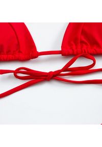 Intica - Bikini trójkątne wiązane szybkoschnące na plażę Taesuk. Kolor: niebieski. Materiał: materiał #6