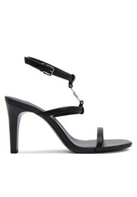 Karl Lagerfeld - KARL LAGERFELD Sandały Belvia KL32914 Czarny. Kolor: czarny. Materiał: skóra