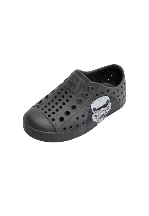 Native Shoes - Buty miejskie dziecięce NATIVE JEFFERSON BLOCK YOUTH STAR WARS. Okazja: na co dzień. Kolor: czarny. Wzór: motyw z bajki