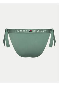 TOMMY HILFIGER - Tommy Hilfiger Dół od bikini UW0UW04497 Zielony. Kolor: zielony. Materiał: syntetyk #6