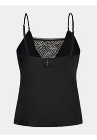 Chantelle Koszulka piżamowa C11V10 Czarny Regular Fit. Kolor: czarny. Materiał: syntetyk #3