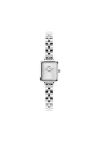 Daniel Wellington Zegarek Quadro Mini Arch DW00100844 Srebrny. Kolor: srebrny