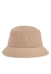 TOMMY HILFIGER - Tommy Hilfiger Kapelusz Limitless Chic Bucket Hat AW0AW15295 Beżowy. Kolor: beżowy. Materiał: syntetyk #1