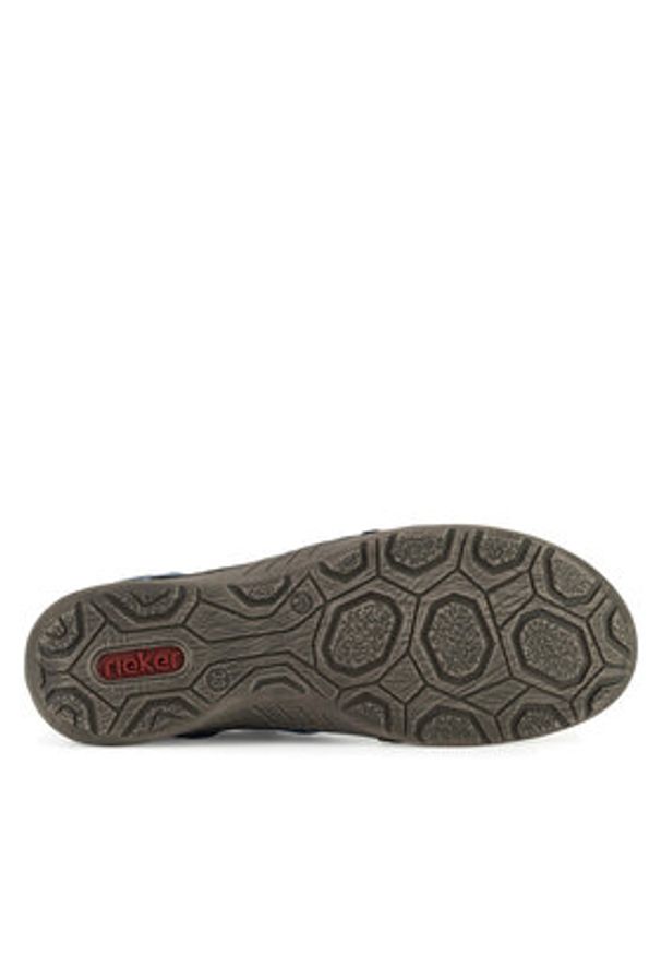 Rieker Półbuty 52573-14 Niebieski. Kolor: niebieski. Materiał: materiał