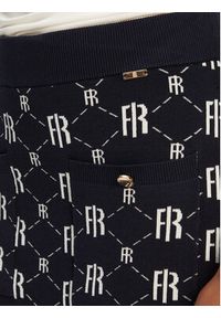 Fracomina Spódnica ołówkowa FR25WG4009K414F8 Granatowy Slim Fit. Kolor: niebieski. Materiał: syntetyk #5