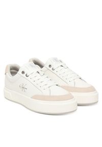 Calvin Klein Sneakersy Basket Cupsole Laceup Lth Mix YW0YW02023 Biały. Kolor: biały. Materiał: skóra #2