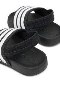 Adidas - adidas Sandały adilette Estrap JR5323 Czarny. Kolor: czarny #7