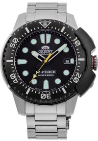 orient - Zegarek Orient Zegarek męski Orient RA-AC0L01B00B srebrny. Kolor: srebrny #1