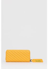 United Colors of Benetton - Portfel. Kolor: pomarańczowy. Materiał: materiał. Wzór: gładki #3