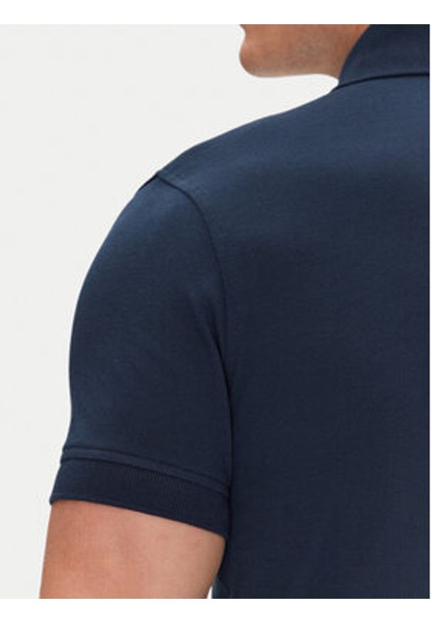 TOMMY HILFIGER - Tommy Hilfiger Polo 1985 MW0MW17771 Granatowy Slim Fit. Typ kołnierza: polo. Kolor: niebieski. Materiał: bawełna