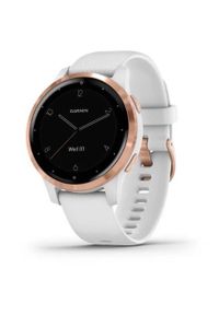 GARMIN - Smartwatch Garmin Vivoactive 4S biały. Rodzaj zegarka: smartwatch. Kolor: biały. Styl: casual, sportowy #1