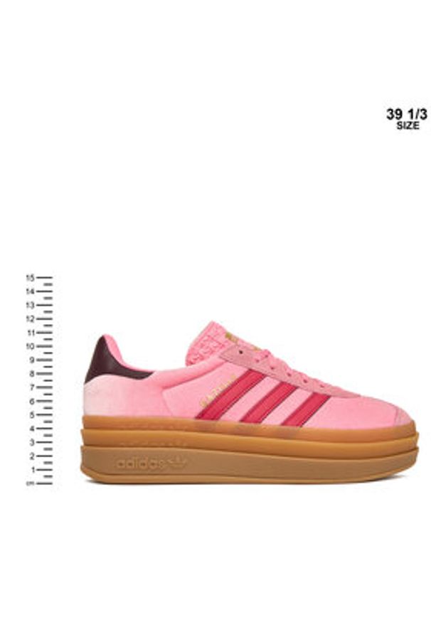 Adidas - adidas Sneakersy Gazelle Bold JR5964 Różowy. Kolor: różowy. Materiał: skóra, zamsz. Model: Adidas Gazelle