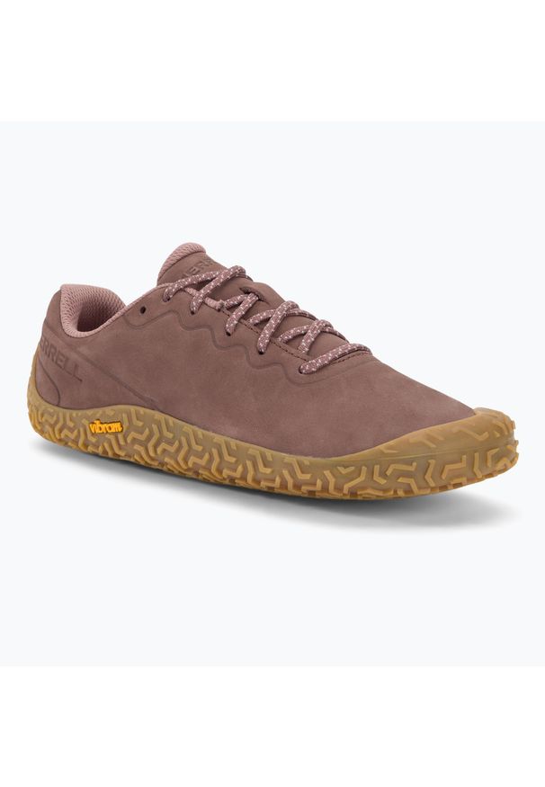 Buty barefoot damskie Merrell Vapor Glove 6 LTR marron. Kolor: brązowy. Sport: bieganie