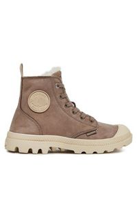 Palladium Trapery Pampa Hi Zip Wl 95982-212-M Brązowy. Kolor: brązowy. Materiał: skóra