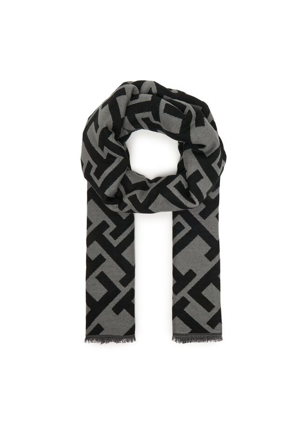 TOMMY HILFIGER - Szal Tommy Hilfiger. Kolor: czarny