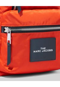 THE MARC JACOBS - Pomarańczowy plecak The Zipper Backpack. Kolor: pomarańczowy. Materiał: materiał. Wzór: aplikacja #4