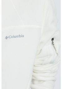 columbia - Columbia bluza sportowa Fast Trek Ii kolor biały. Kolor: biały. Materiał: polar. Styl: sportowy #3