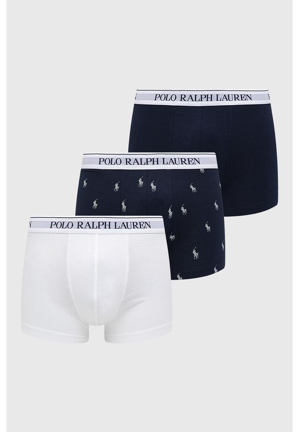 Polo Ralph Lauren bokserki 3 - pack męskie kolor biały. Kolor: biały