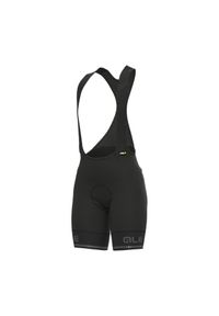 ALÉ CYCLING - Spodenki rowerowe damskie Alé Sella Plus bibshorts. Kolor: czarny